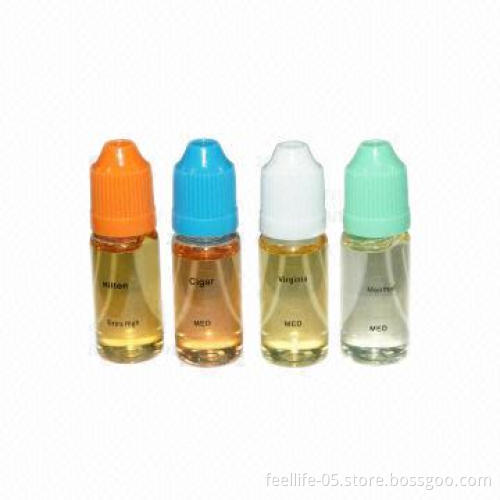 E-liquid, Tobacco and Fruit Flavor with 5, 10, 20, 30, 50mL Bottles Available
